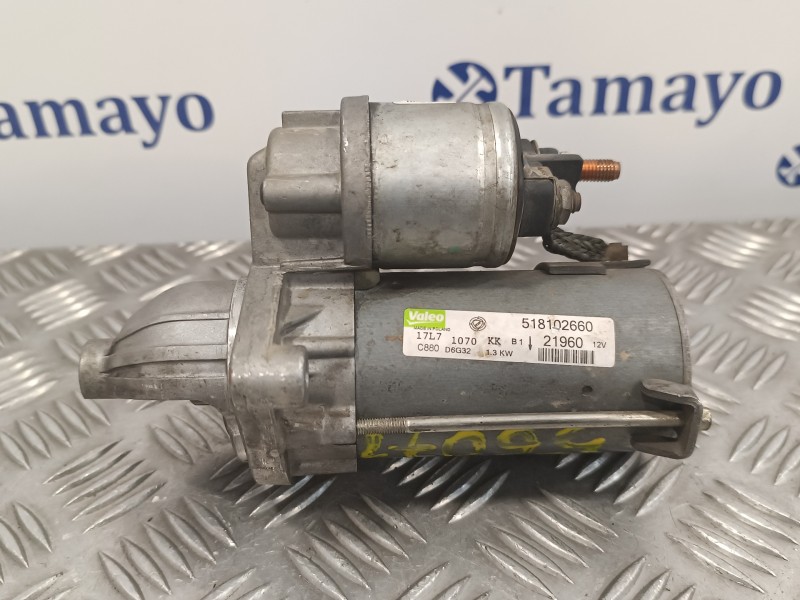 Recambio de motor arranque para fiat fiorino 1.3 16v jtd cat referencia OEM IAM 518102660  