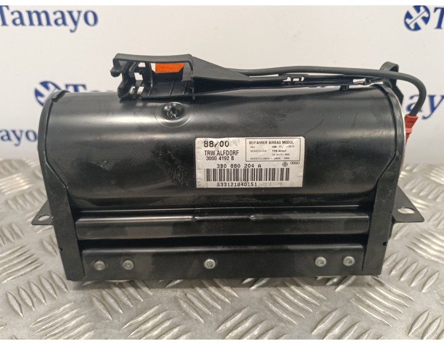 Recambio de airbag delantero derecho para volkswagen passat berlina (3b2) 2.5 v6 tdi referencia OEM IAM 3B0880204A  30004192B