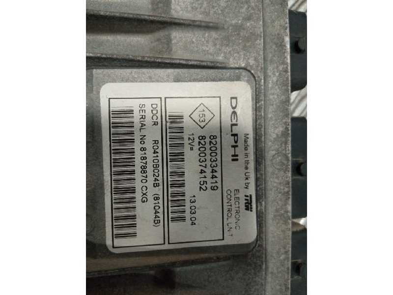 Recambio de centralita motor uce para renault megane ii berlina 3p referencia OEM IAM 8200334419  8200334419