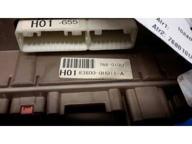 Recambio de cuadro instrumentos para peugeot 107 1.0 cat (384f) referencia OEM IAM 838000H011A  768010U