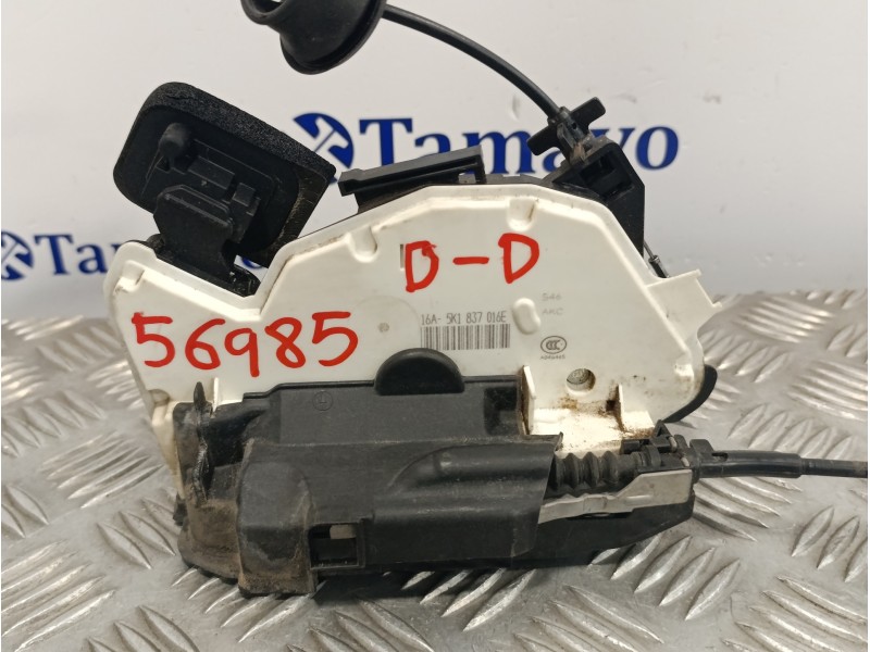 Recambio de cerradura puerta delantera derecha para seat leon (5f1) 1.6 tdi referencia OEM IAM 5K1837016E  