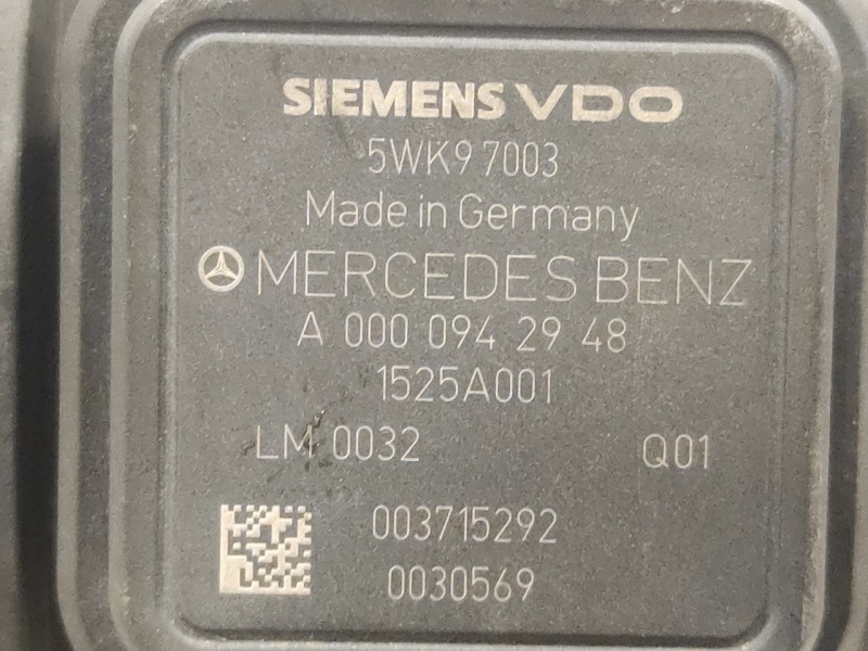 Recambio de caudalimetro para smart forfour 1.5 cdi cat referencia OEM IAM A0000942948  1525A001