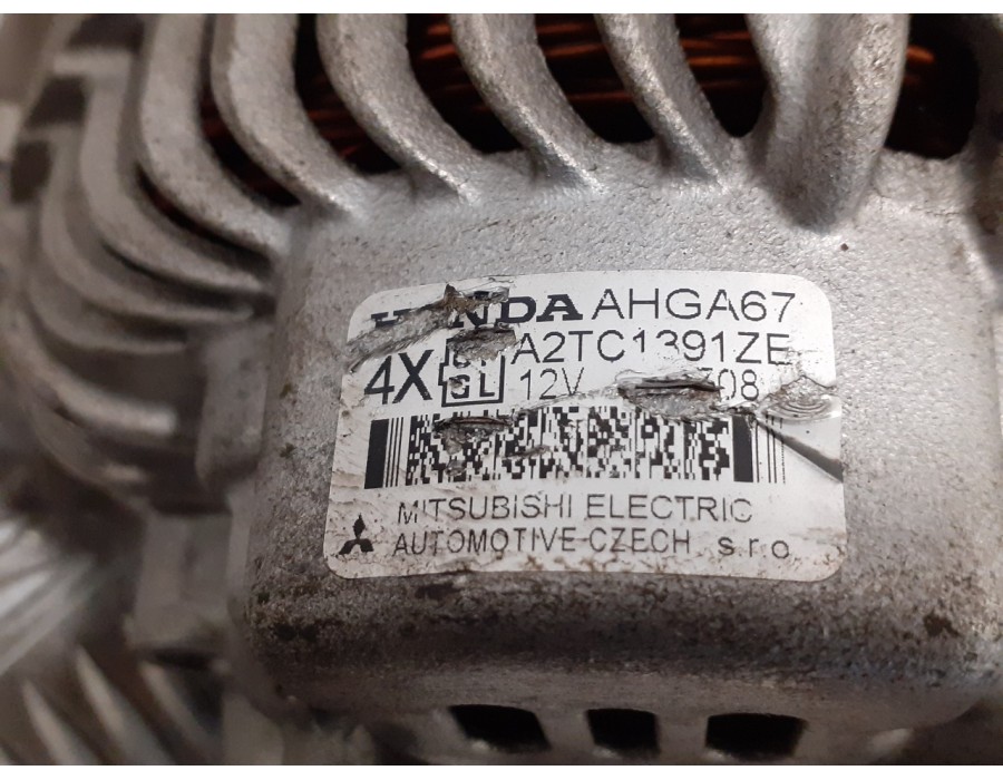 Recambio de alternador para honda civic lim.4 (fd) 1.8 vtec cat referencia OEM IAM A2TC13912E  AHGA67
