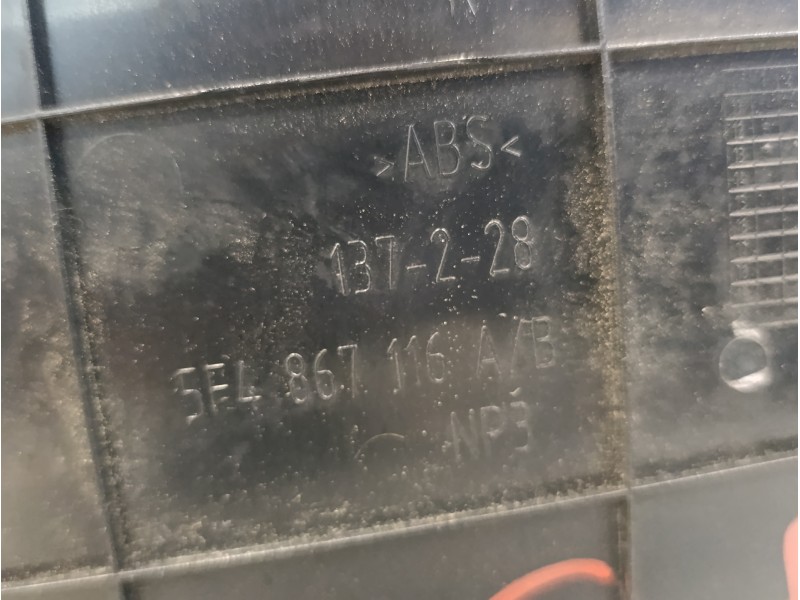 Recambio de guarnecido puerta trasera derecha para seat leon (5f1) 1.6 tdi referencia OEM IAM 5F4867134R  