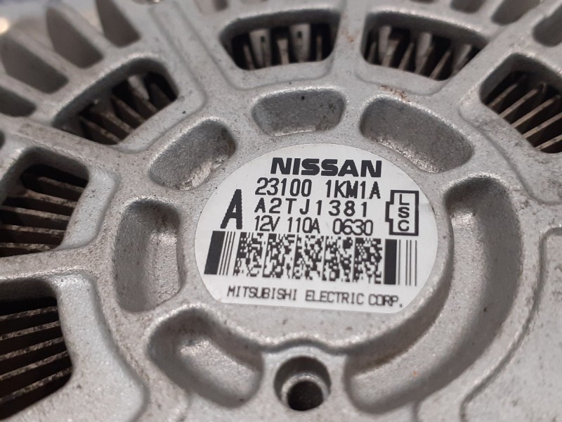 Recambio de alternador para nissan juke (f15) kuro referencia OEM IAM A2TJ1381  231001KM1A