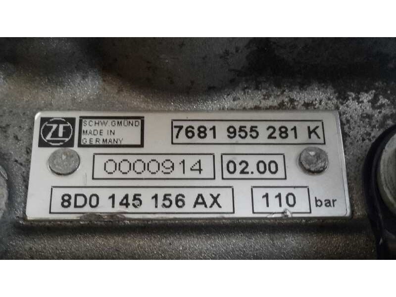 Recambio de bomba servodireccion para volkswagen passat berlina (3b2) 1.8 20v turbo referencia OEM IAM 8D0145156AX 161339 768195