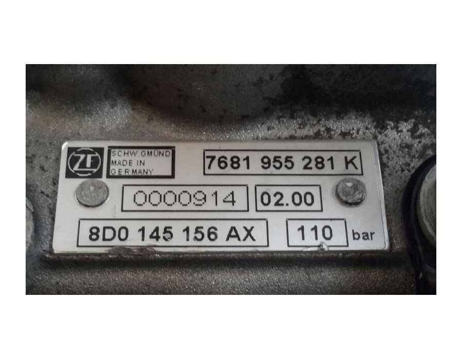 Recambio de bomba servodireccion para volkswagen passat berlina (3b2) 1.8 20v turbo referencia OEM IAM 8D0145156AX 161339 768195