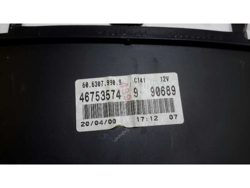 Recambio de cuadro instrumentos para fiat punto berlina (188) 1.9 diesel eco referencia OEM IAM 467535749 6063079909 46753574990