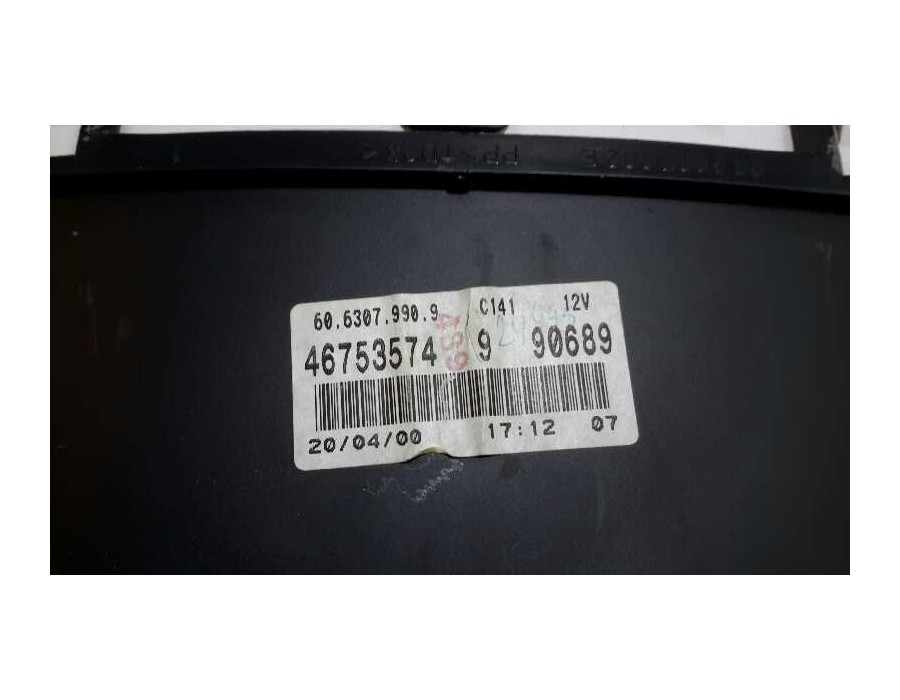 Recambio de cuadro instrumentos para fiat punto berlina (188) 1.9 diesel eco referencia OEM IAM 467535749 6063079909 46753574990
