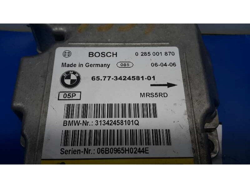 Recambio de centralita airbag para bmw x3 (e83) 3.0 turbodiesel cat referencia OEM IAM 6577342458101  0285001870