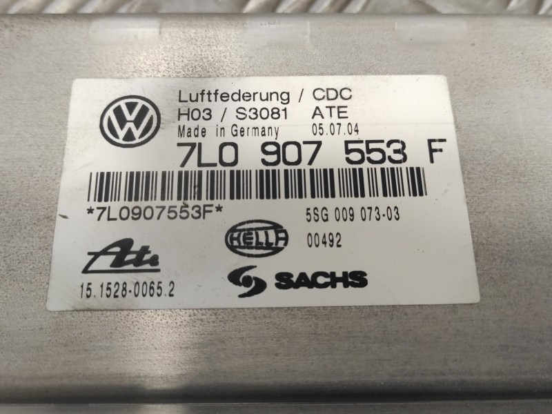 Recambio de centralita suspension para volkswagen touareg (7la) 2.5 tdi referencia OEM IAM 7L0907553F 15152800652 5SG00907303