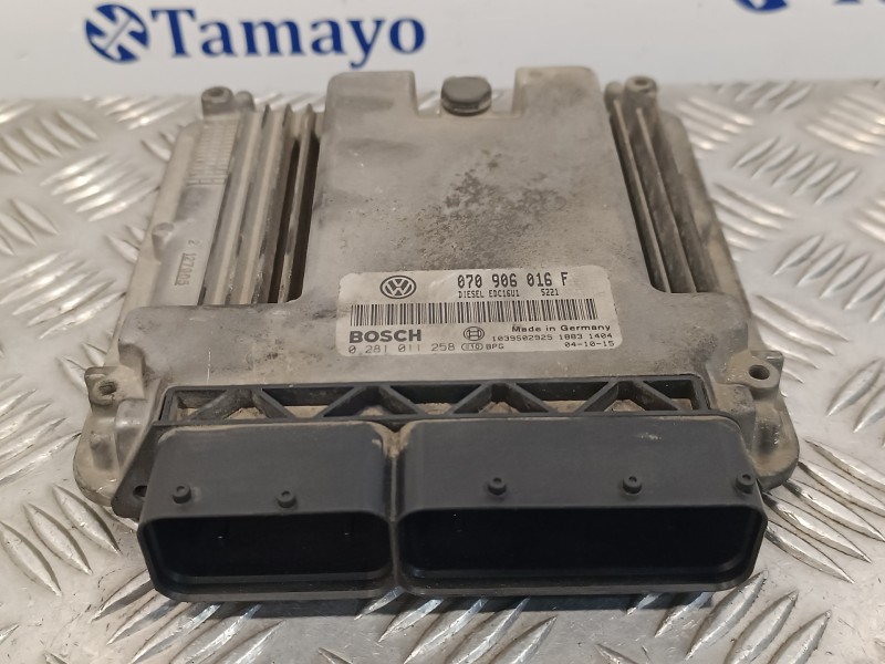 Recambio de centralita motor uce para volkswagen touareg (7la) 2.5 tdi referencia OEM IAM 0281011258 EDC16U1 070906016F