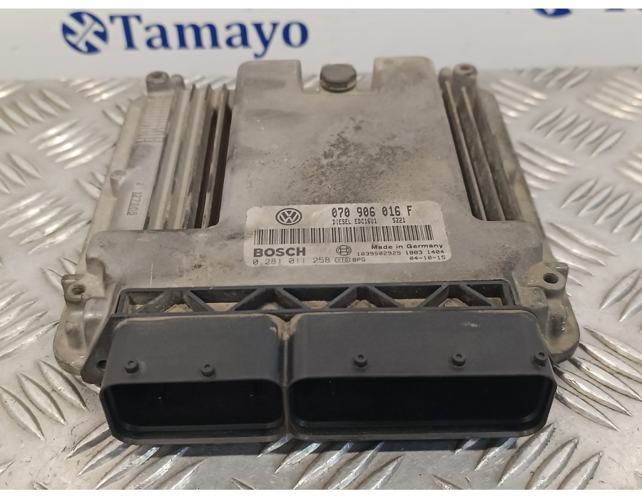 Recambio de centralita motor uce para volkswagen touareg (7la) 2.5 tdi referencia OEM IAM 0281011258 EDC16U1 070906016F