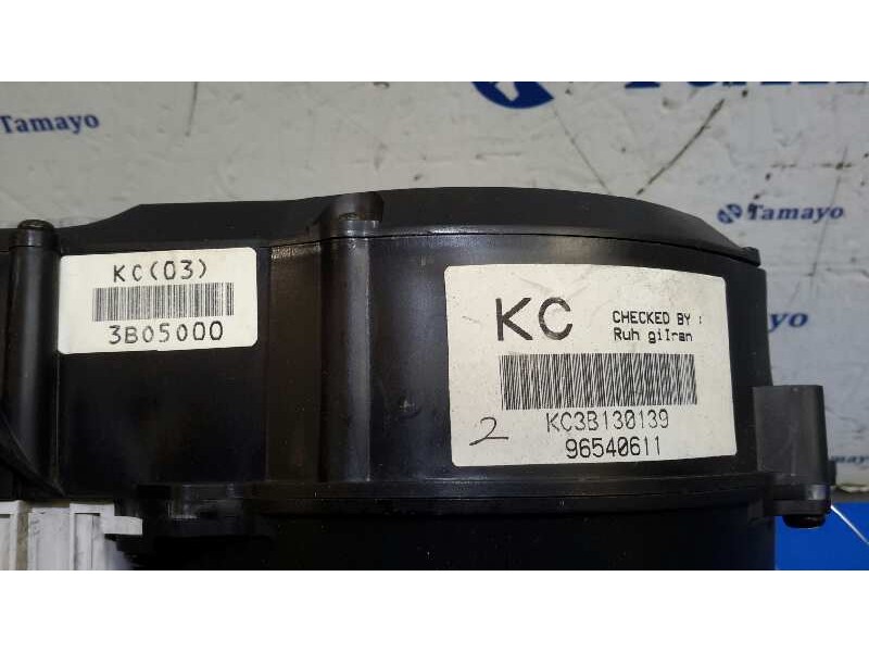 Recambio de cuadro instrumentos para daewoo kalos 1.2 cat referencia OEM IAM KC3B130139  96540611
