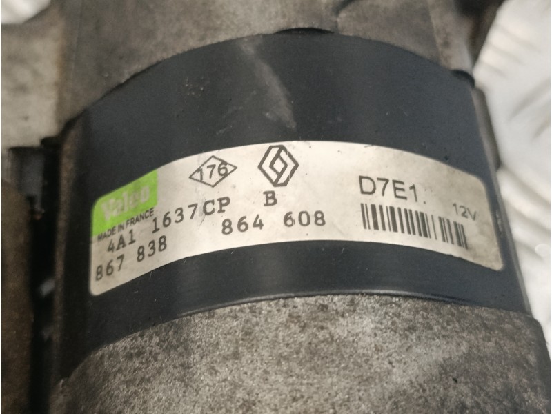 Recambio de motor arranque para renault clio ii fase i (b/cbo) 1.2 referencia OEM IAM 867838864608  