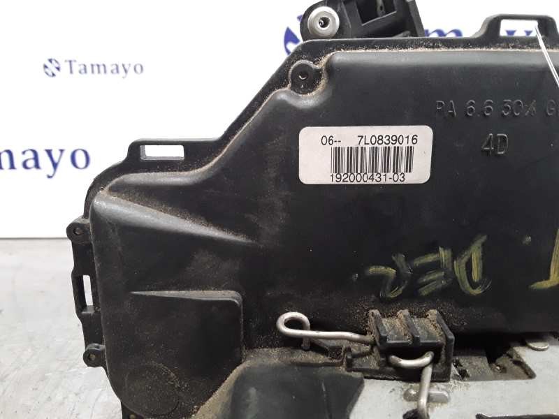 Recambio de cerradura puerta trasera derecha para seat altea (5p1) referencia OEM IAM 7L0839016  