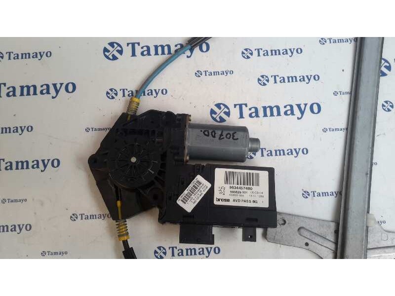 Recambio de elevalunas delantero derecho para peugeot 307 break / sw (s1) 2.0 hdi cat referencia OEM IAM 9634457480  