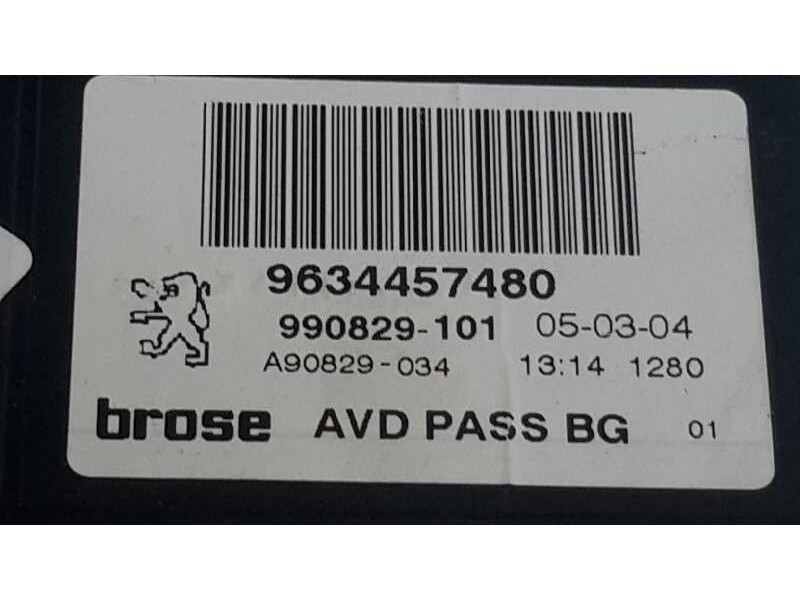 Recambio de elevalunas delantero derecho para peugeot 307 break / sw (s1) 2.0 hdi cat referencia OEM IAM 9634457480  