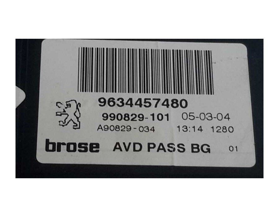 Recambio de elevalunas delantero derecho para peugeot 307 break / sw (s1) 2.0 hdi cat referencia OEM IAM 9634457480  