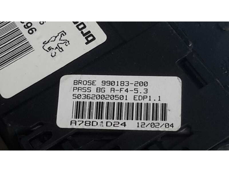 Recambio de elevalunas delantero derecho para peugeot 307 break / sw (s1) 2.0 hdi cat referencia OEM IAM 9634457480  