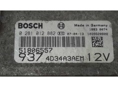 Recambio de centralita motor uce para alfa romeo 147 (190) 1.9 jtd cat referencia OEM IAM 0281012882 1039S20808 51806557 2