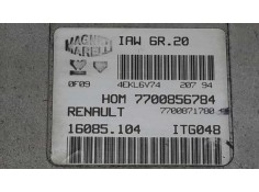 Recambio de centralita motor uce para renault twingo (co6) 1.2 referencia OEM IAM 7700871780 16085104 7700856784 2