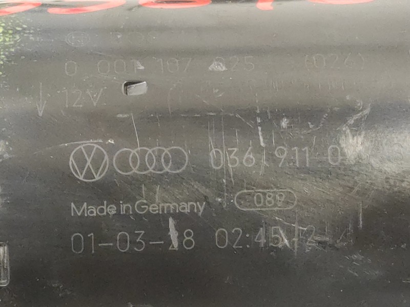 Recambio de motor arranque para volkswagen polo berlina (6n2) 1.4 16v referencia OEM IAM 0001107025  036911023S