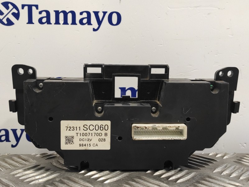 Recambio de mando climatizador para subaru forester s12 2.0 diesel cat referencia OEM IAM 72311SC060  T1007170DB