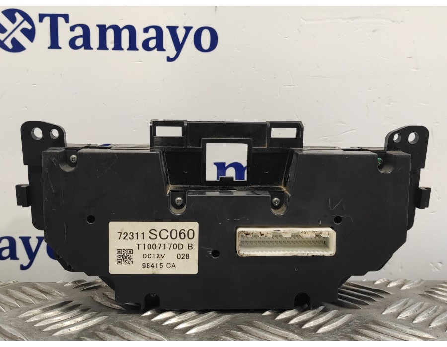 Recambio de mando climatizador para subaru forester s12 2.0 diesel cat referencia OEM IAM 72311SC060  T1007170DB