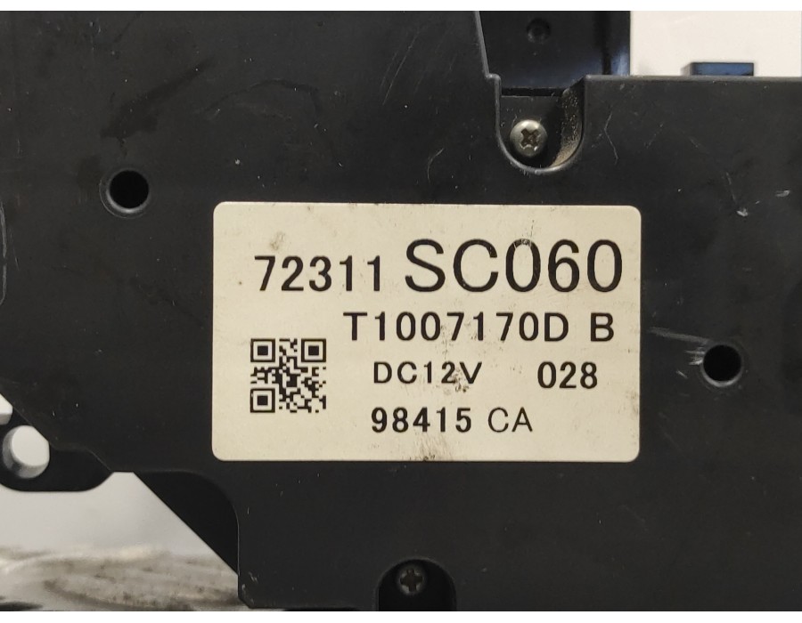 Recambio de mando climatizador para subaru forester s12 2.0 diesel cat referencia OEM IAM 72311SC060  T1007170DB