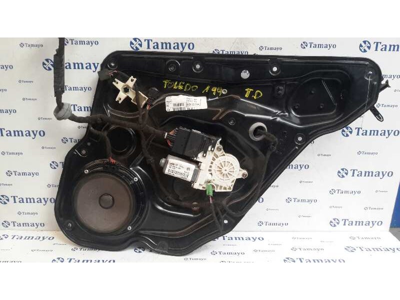 Recambio de elevalunas trasero derecho para seat toledo (1m2) 1.8 20v referencia OEM IAM 1J4959812C  