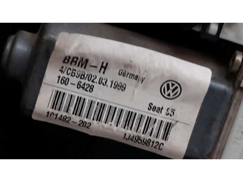 Recambio de elevalunas trasero derecho para seat toledo (1m2) 1.8 20v referencia OEM IAM 1J4959812C  