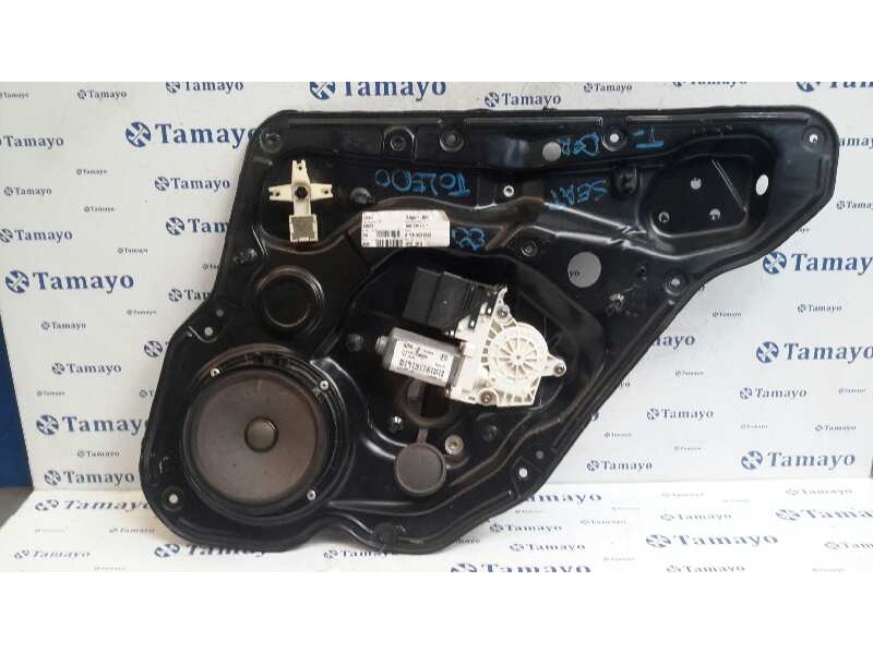 Recambio de elevalunas trasero derecho para seat toledo (1m2) 1.8 20v referencia OEM IAM 1J4959812C  