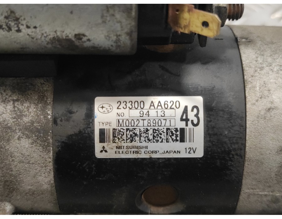 Recambio de motor arranque para subaru forester s12 2.0 diesel cat referencia OEM IAM 23300AA620  M002T89071