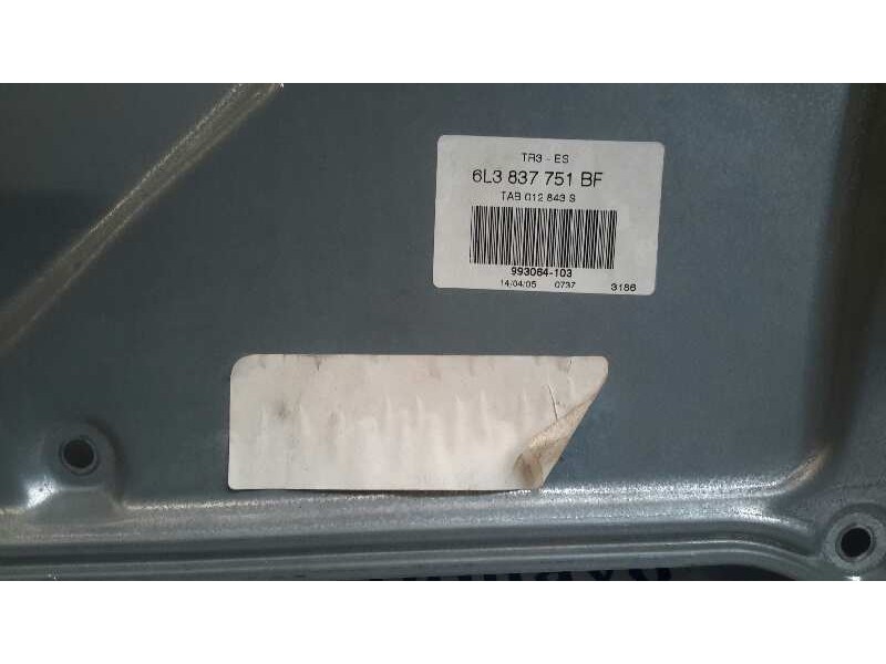 Recambio de elevalunas delantero izquierdo para seat ibiza (6l1) 1.4 16v referencia OEM IAM 6L3837751BF  