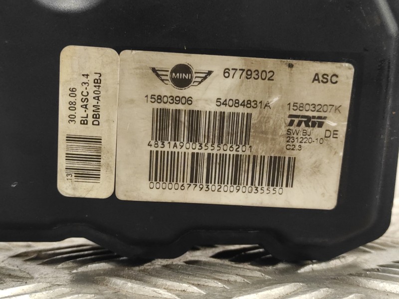 Recambio de abs para mini mini (r56) 1.4 16v cat referencia OEM IAM 6779302 54084831A 15803906