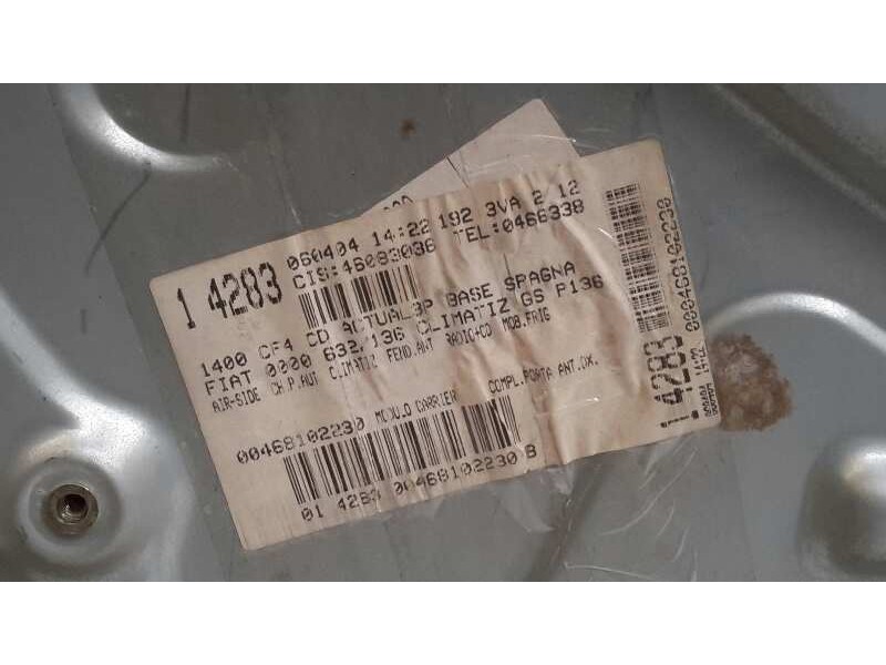 Recambio de elevalunas delantero derecho para fiat stilo (192) 1.9 jtd cat referencia OEM IAM D25140050001601  