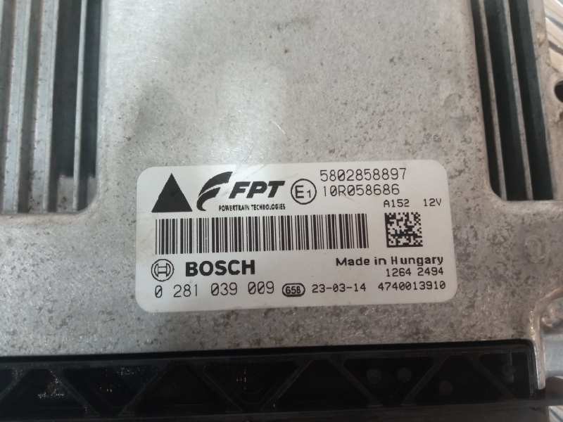 Recambio de centralita motor uce para iveco daily vi 33s16 referencia OEM IAM 0281039009 4740013910 5802858897