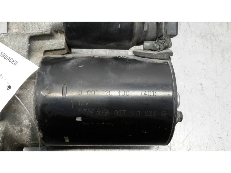 Recambio de motor arranque para volkswagen polo (9n1) 1.4 16v referencia OEM IAM 0001120400  02T911023G