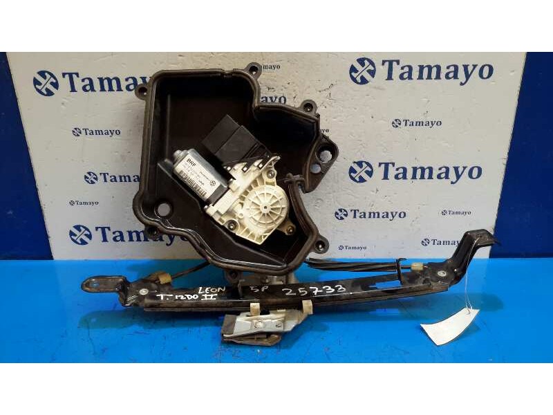 Recambio de elevalunas trasero izquierdo para seat leon (1p1) 2.0 tdi referencia OEM IAM 1P0839401B  1K0959703N