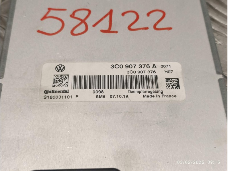 Recambio de modulo electronico para seat alhambra (7n) 1.4 tsi referencia OEM IAM 3C0907376A  S180031101