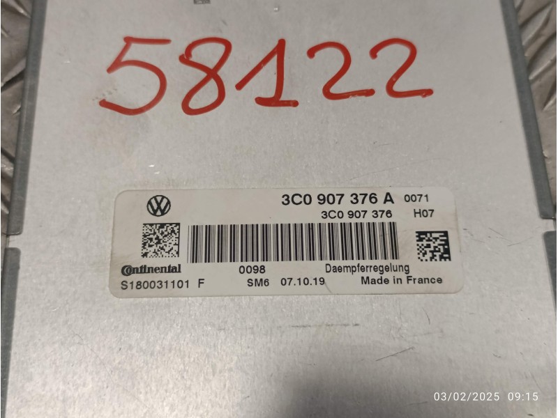 Recambio de modulo electronico para seat alhambra (7n) 1.4 tsi referencia OEM IAM 3C0907376A  S180031101