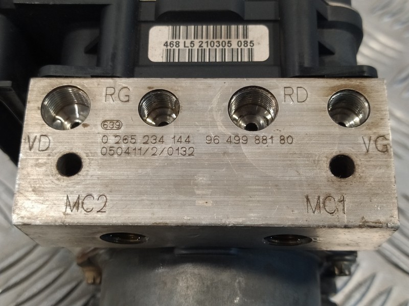Recambio de abs para citroën c4 coupe 1.6 16v hdi fap referencia OEM IAM 0265234144 0265950370 9649988180