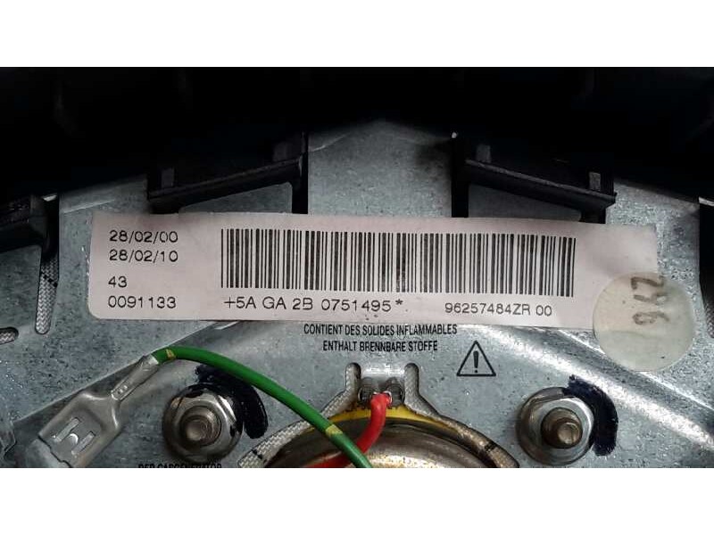 Recambio de airbag delantero izquierdo para peugeot 206 4-trg. referencia OEM IAM 96257484ZR  