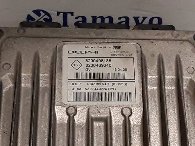 Recambio de centralita motor uce para renault scenic ii referencia OEM IAM 8200498188  8200469340