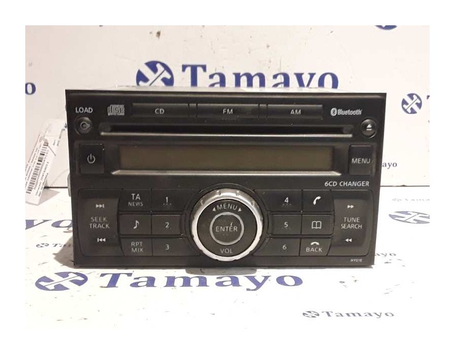 Recambio de sistema audio / radio cd para nissan qashqai (j10) 2.0 16v cat referencia OEM IAM 28185JD40A  B03104