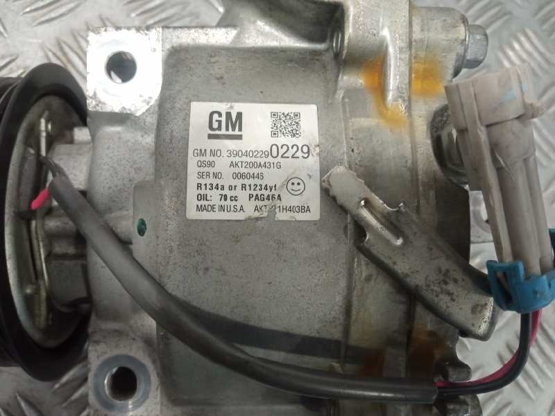 Recambio de compresor aire acondicionado para opel adam referencia OEM IAM 39040229  AKT200A431G