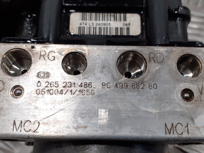 Recambio de abs para peugeot 307 break/sw (s2) 1.6 16v cat referencia OEM IAM 0265231486 0265800395 9649988280