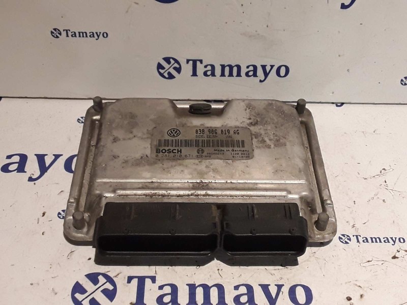 Recambio de centralita motor uce para volkswagen polo (9n1) 1.9 tdi referencia OEM IAM 0281010671 28SA5513 038906019AG