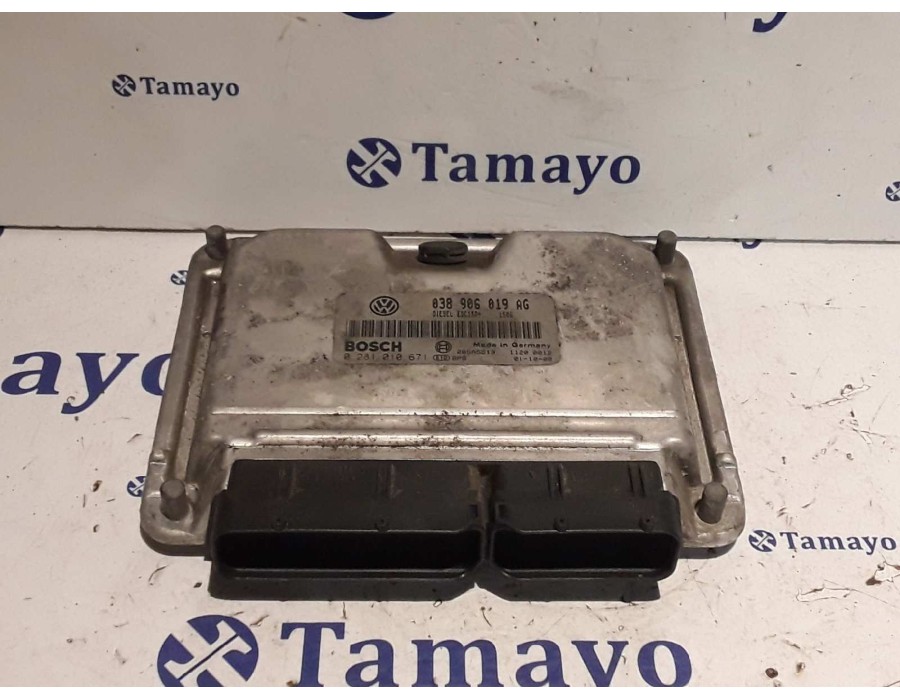 Recambio de centralita motor uce para volkswagen polo (9n1) 1.9 tdi referencia OEM IAM 0281010671 28SA5513 038906019AG